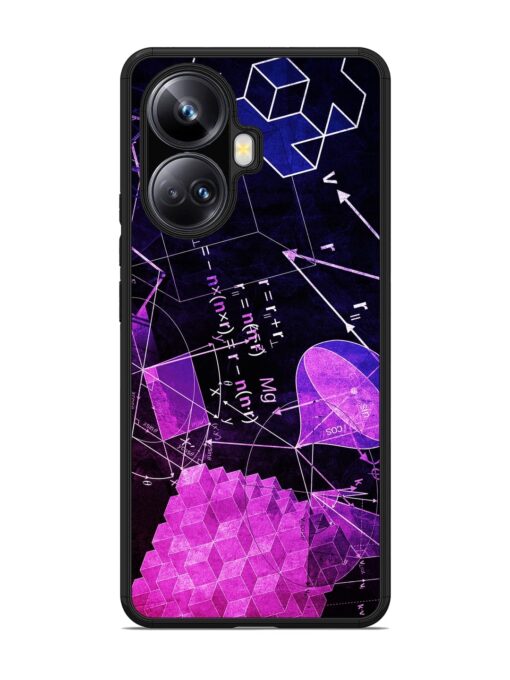 Math Physics Formula Art Glossy Metal Phone Cover for Realme 10 Pro Plus (5G) Zapvi