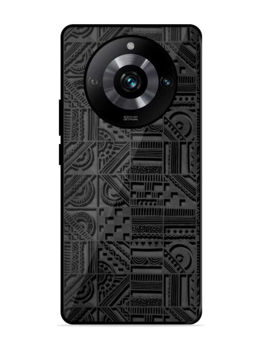 Seamless Pattern Glossy Metal Phone Cover for Realme 11 Pro (5G) Zapvi