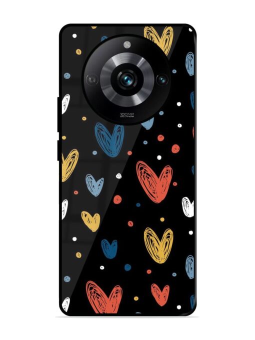 Happy Valentines Day Glossy Metal TPU Phone Cover for Realme 11 Pro (5G) Zapvi