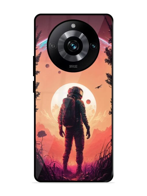 Red Sky At Morning Glossy Metal Phone Cover for Realme 11 Pro (5G)