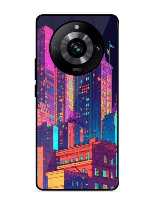 City View Glossy Metal Phone Cover for Realme 11 Pro (5G) Zapvi