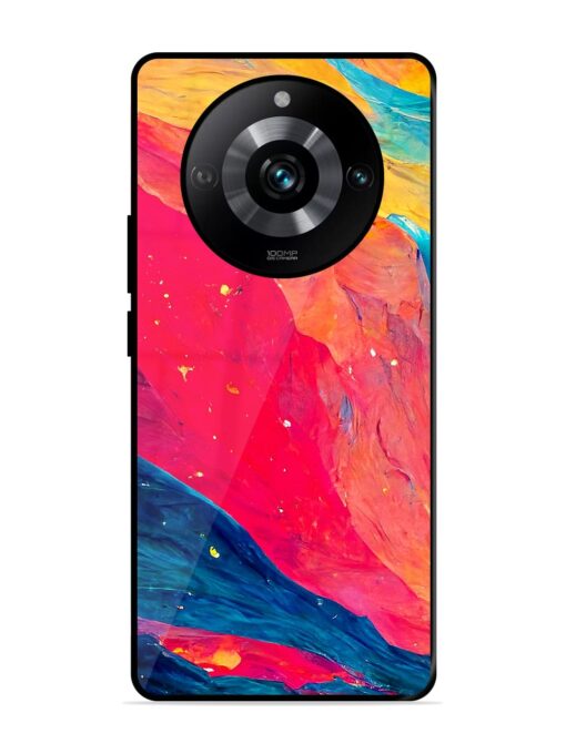 Starry Night Glossy Metal Phone Cover for Realme 11 Pro (5G) Zapvi