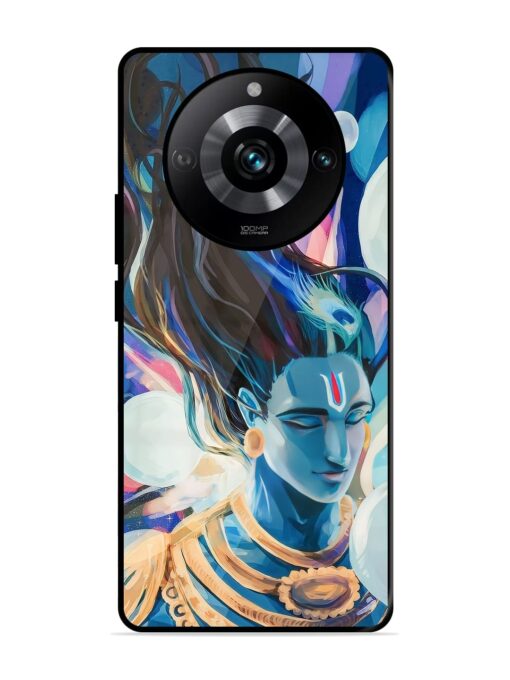 Bhagwan Sri Krishna Glossy Metal Phone Cover for Realme 11 Pro (5G)