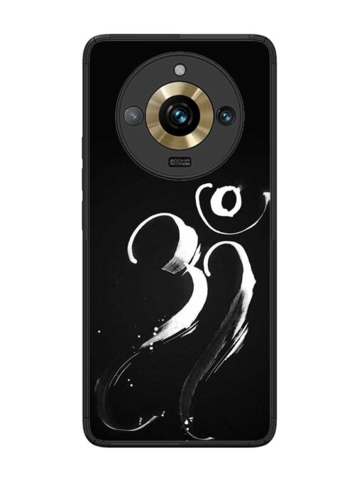 Om Logo Glossy Metal Phone Cover for Realme 11 Pro Plus (5G) Zapvi