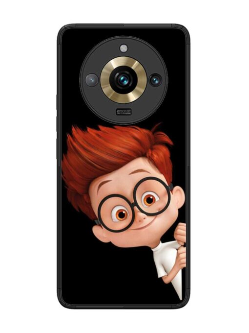 Smart Boy Cartoon Glossy Metal Phone Cover for Realme 11 Pro Plus (5G) Zapvi