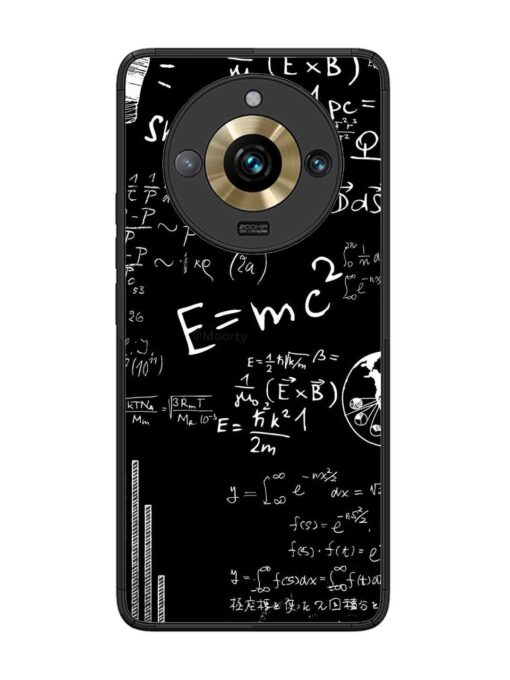 E=Mc2 Mass?Energy Equivalence Glossy Metal Phone Cover for Realme 11 Pro Plus (5G)