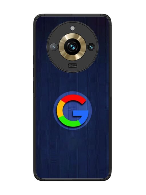 Google Logo Printed Glossy Metal TPU Phone Cover for Realme 11 Pro Plus (5G)