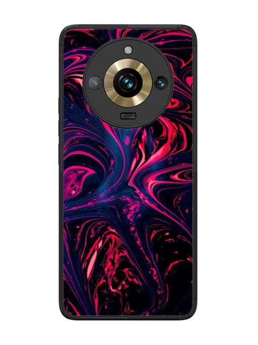 Abstract Background Glossy Metal Phone Cover for Realme 11 Pro Plus (5G) Zapvi