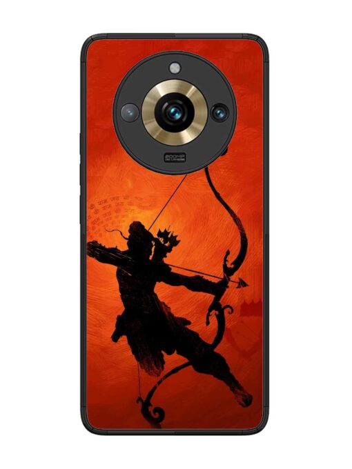 Illustration Lord Rama Glossy Metal Phone Cover for Realme 11 Pro Plus (5G)