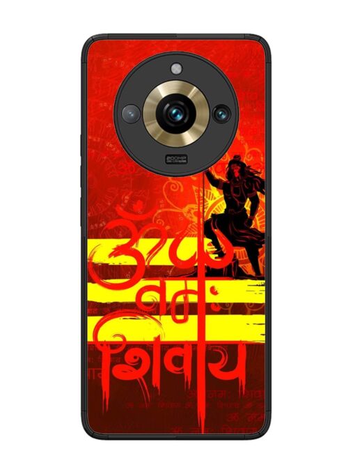 Illustration Lord Shiva Glossy Metal TPU Phone Cover for Realme 11 Pro Plus (5G)