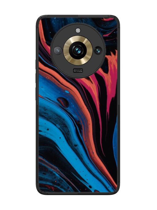 Liquefied Art Glossy Metal TPU Phone Cover for Realme 11 Pro Plus (5G)