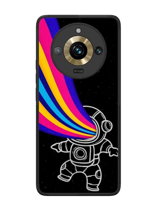 Astronaut Glossy Metal TPU Phone Cover for Realme 11 Pro Plus (5G) Zapvi