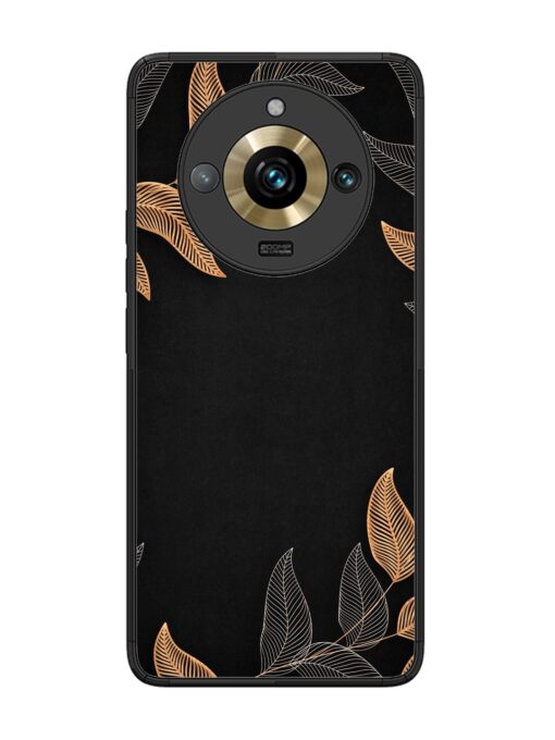 Foliage Art Glossy Metal Phone Cover for Realme 11 Pro Plus (5G) Zapvi