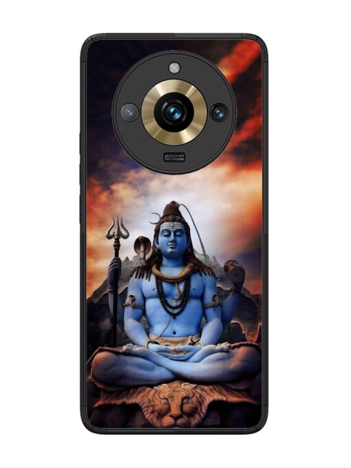 Jai Jai Shiv Glossy Metal Phone Cover for Realme 11 Pro Plus (5G)