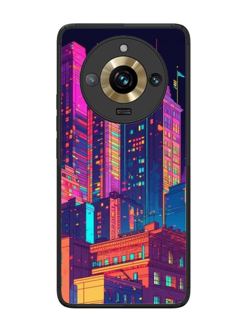 City View Glossy Metal Phone Cover for Realme 11 Pro Plus (5G) Zapvi