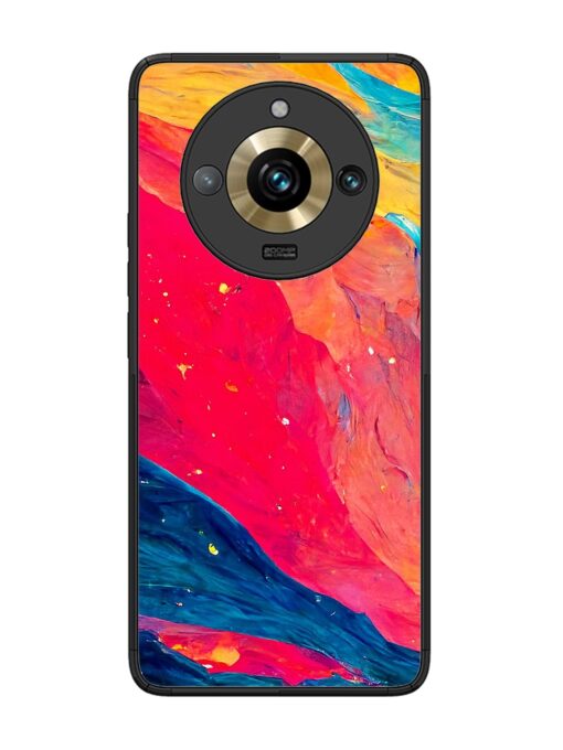 Starry Night Glossy Metal Phone Cover for Realme 11 Pro Plus (5G) Zapvi