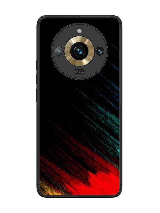 Color Pattern Glossy Metal Phone Cover for Realme 11 Pro Plus (5G) Zapvi