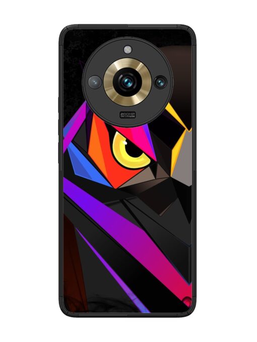 Wpap Owl Glossy Metal Phone Cover for Realme 11 Pro Plus (5G)