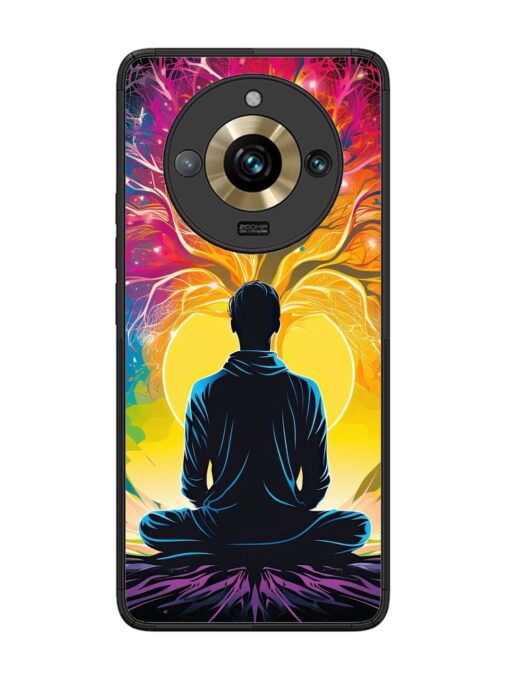 Mind Colourful Glossy Metal Phone Cover for Realme 11 Pro Plus (5G)