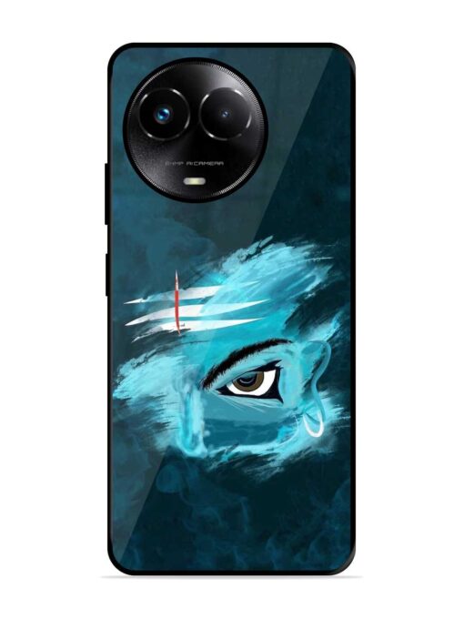 Lord Shiva Glossy Metal Phone Cover for Realme 11X (5G) Zapvi