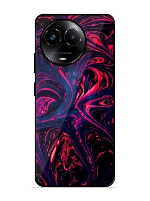 Abstract Background Glossy Metal Phone Cover for Realme 11X (5G) Zapvi