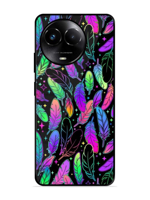 Bright Multi Colored Seamless Glossy Metal Phone Cover for Realme 11X (5G) Zapvi