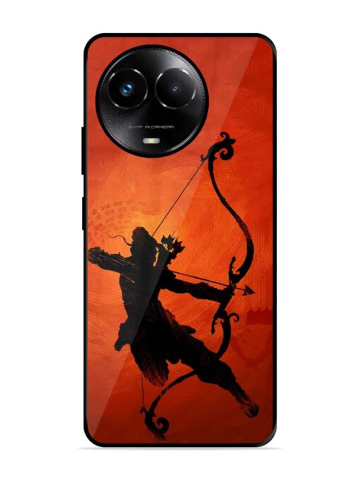 Illustration Lord Rama Glossy Metal Phone Cover for Realme 11X (5G) Zapvi