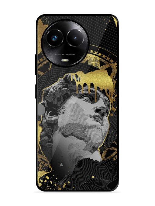 Roman Face Glossy Metal Phone Cover for Realme 11X (5G) Zapvi