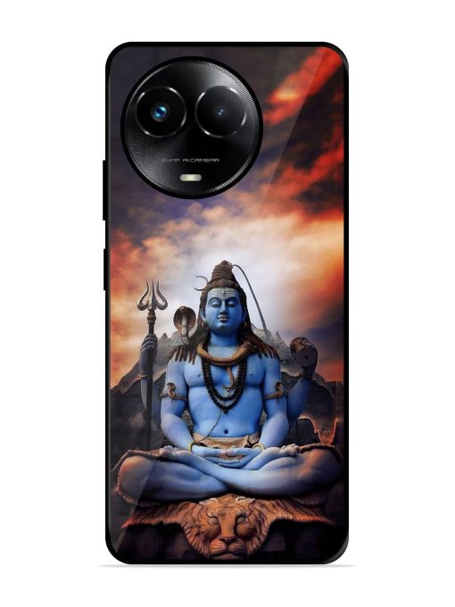 Jai Jai Shiv Glossy Metal Phone Cover for Realme 11X (5G) Zapvi