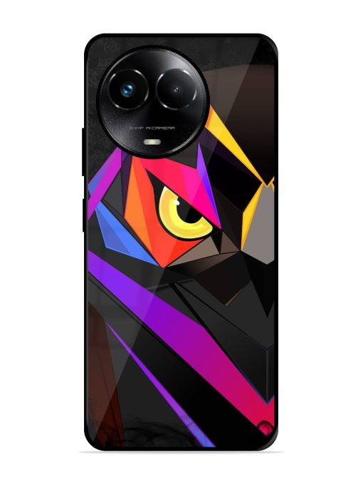 Wpap Owl Glossy Metal Phone Cover for Realme 11X (5G) Zapvi