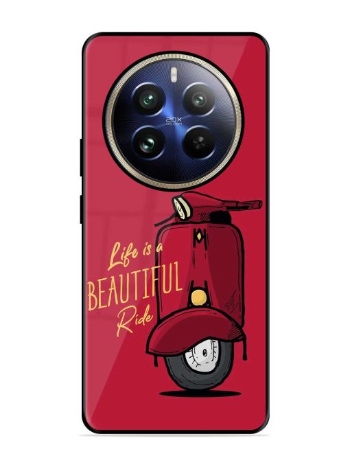 Life Is Beautiful Rides Glossy Metal Phone Cover for Realme 12 Pro (5G)