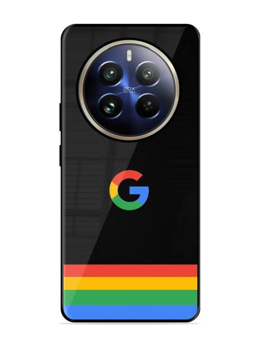 Google Logo Art Glossy Metal Phone Cover for Realme 12 Pro (5G) Zapvi