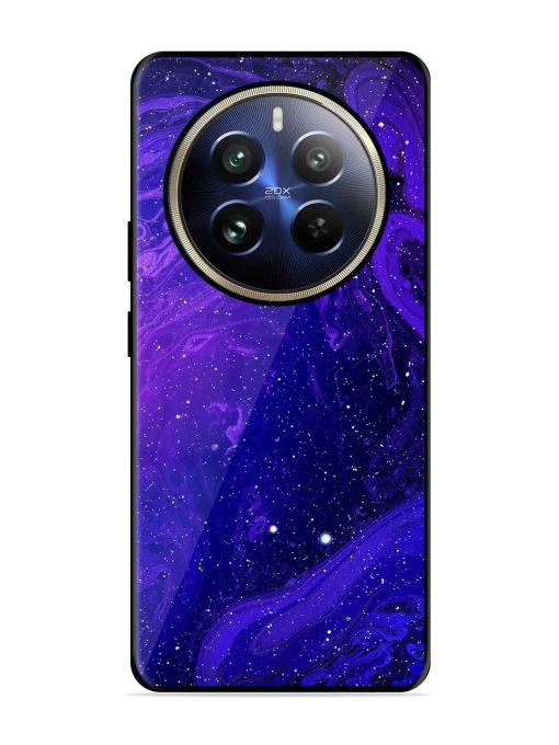 Galaxy Acrylic Abstract Art Glossy Metal Phone Cover for Realme 12 Pro (5G) Zapvi