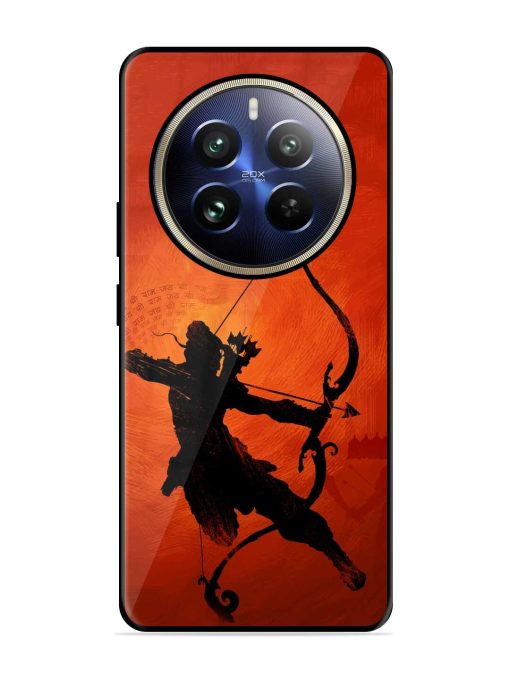 Illustration Lord Rama Glossy Metal Phone Cover for Realme 12 Pro (5G)