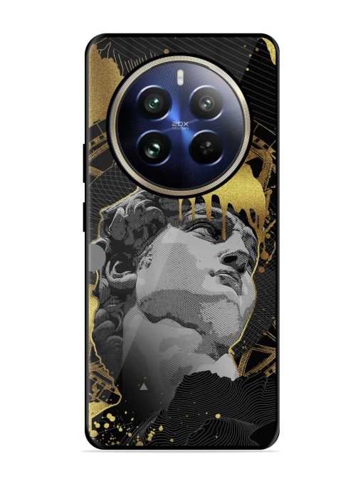 Roman Face Glossy Metal Phone Cover for Realme 12 Pro (5G)