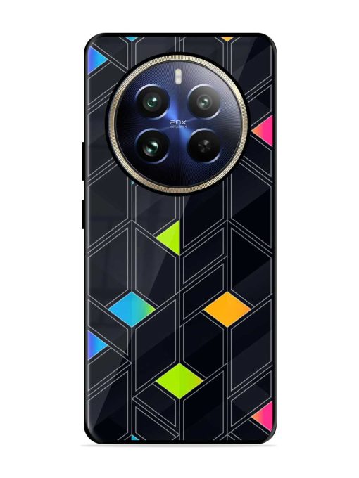 Abstract Mosaic Seamless Glossy Metal Phone Cover for Realme 12 Pro (5G) Zapvi