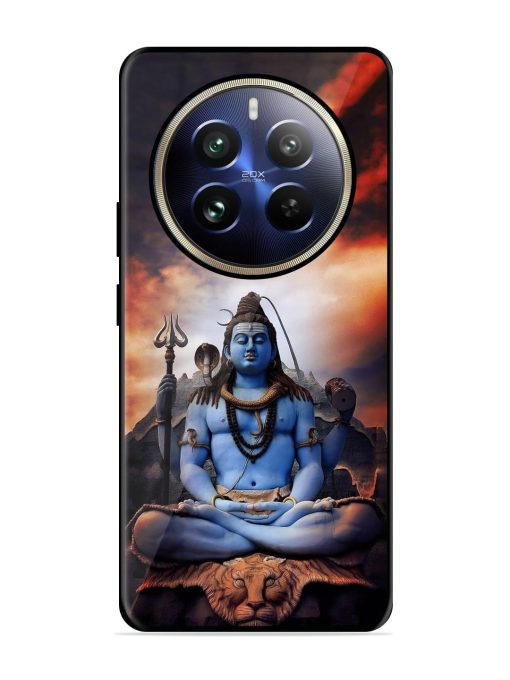 Jai Jai Shiv Glossy Metal Phone Cover for Realme 12 Pro (5G)