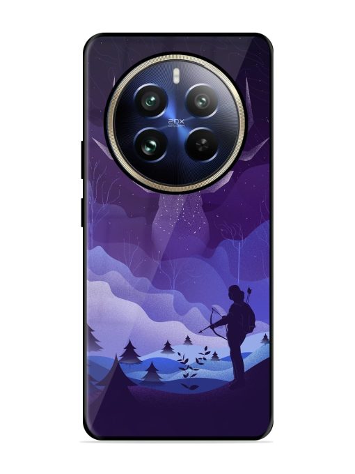 Deer Forest River Glossy Metal Phone Cover for Realme 12 Pro (5G) Zapvi