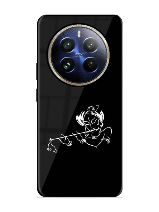 Krishna Flute Glossy Metal Phone Cover for Realme 12 Pro (5G) Zapvi