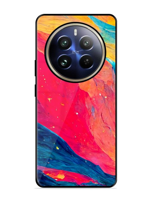 Starry Night Glossy Metal Phone Cover for Realme 12 Pro (5G) Zapvi