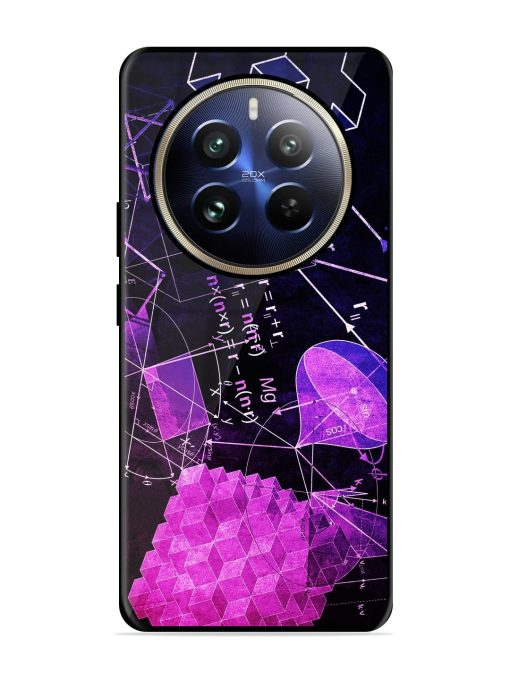 Math Physics Formula Art Glossy Metal Phone Cover for Realme 12 Pro (5G) Zapvi