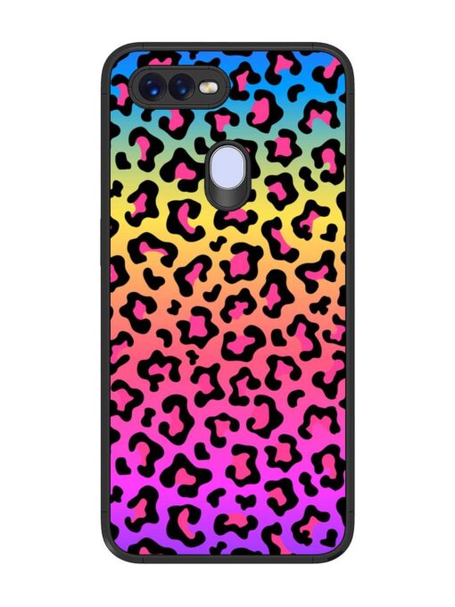 Neon Rainbow Colored Glossy Metal Phone Cover for Realme 2 Pro Zapvi