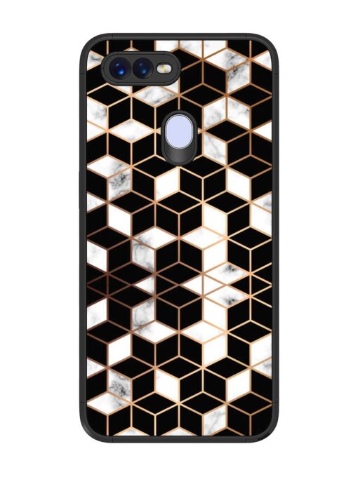 Vector Marble Texture Glossy Metal Phone Cover for Realme 2 Pro Zapvi