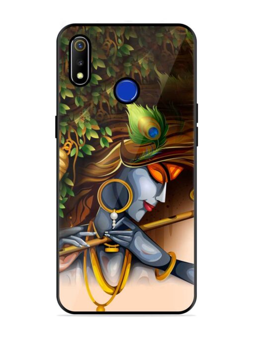 Krishna Glossy Metal Phone Cover for Realme 3