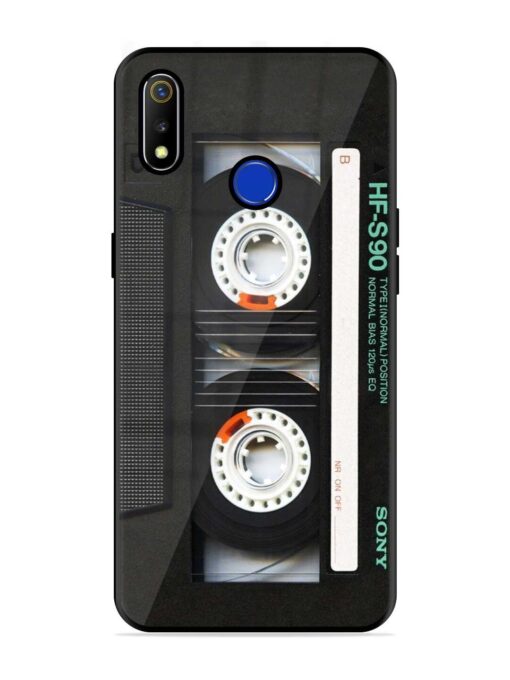 Sony Hf-S90 Cassette Glossy Metal Phone Cover for Realme 3 Zapvi