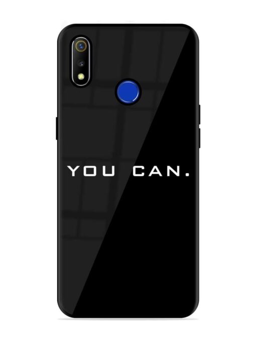 You Can Glossy Metal Phone Cover for Realme 3 Zapvi