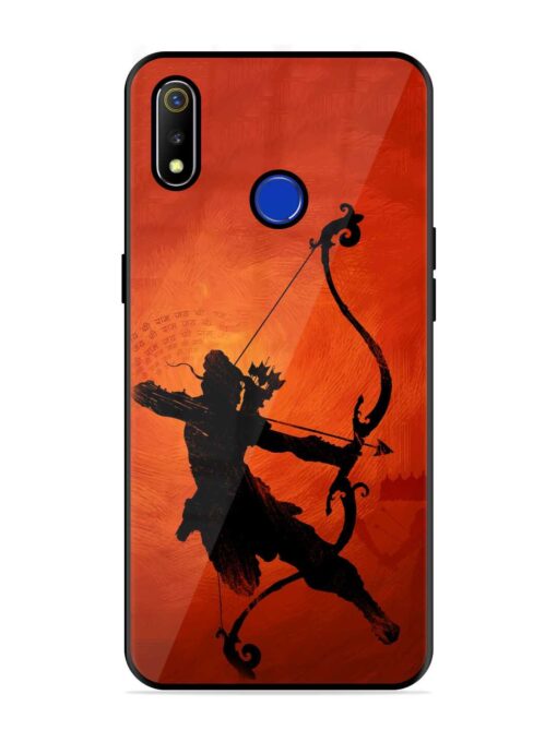 Illustration Lord Rama Glossy Metal Phone Cover for Realme 3 Zapvi