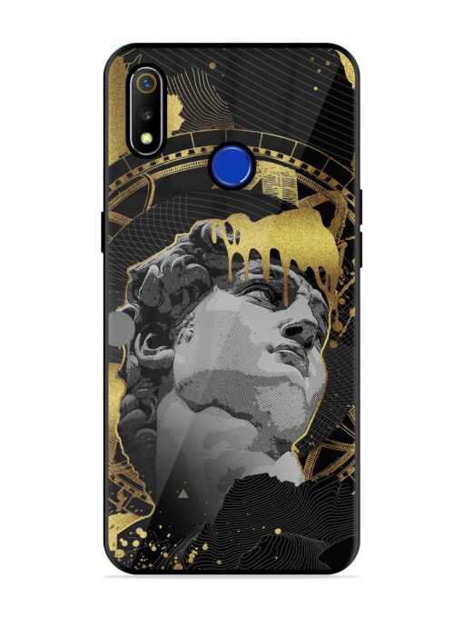 Roman Face Glossy Metal Phone Cover for Realme 3