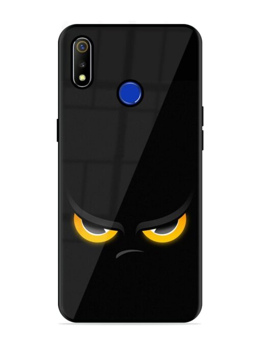 Scary Yellow Eye Glossy Metal TPU Phone Cover for Realme 3