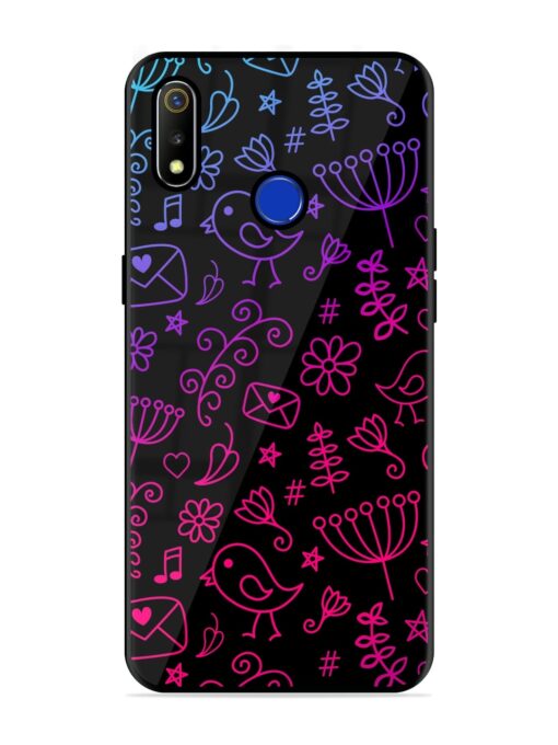 Cool Girly Glossy Metal Phone Cover for Realme 3